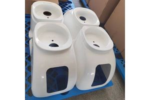 Customized Conductive Electronic Parts Tray PS Vacuum Forming Plastic Package Products