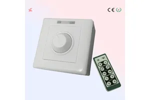 AC90-240V Infrared 12-Key 0-10V DIY Dimmer Controller, 0-10V Light Dimmer with Knob and IR Remote-output 0-10V signal