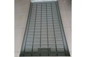 Large Double Layer Hydroponic Growing Trays Grey ABS Flood Tray Ebb Flow Hydroponic Drains for Greenhouse Flowers PE Material