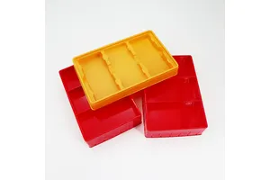 Customized PET Blister Disposable Flocking PS Plastic Insert Tray for Cosmetics