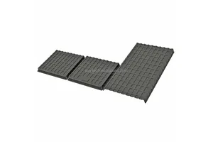White Black Grey Colors ABS Plastic Unlimited Length Indoor Wet Room and Greenhouse Grow Table Infinity Long Plant Tray