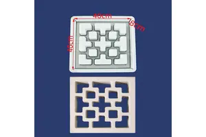Mold Cement Wall Vent Breeze Block Mold