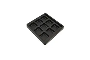 Custom 9 Compartment Square Chocolate Blister Insert Tray