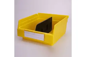 Convenient Plastic Storage Bins Storage Cage Container for Rack