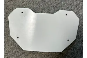 2024 Football Shoulder Pads for Adults and Children Sports Back Plate with Vents Rear Lower Back Protector Backplate