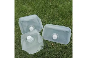 15L Plastic Soft Bucket Square Shape Recyclable PE and PP Material for Food Gasoline Paint Packaging and Diluent Storage