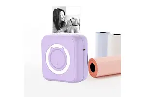 C15 Factory Portable Thermal Printer Mini Print Paper Photo Pocket Thermal Printer 58mm Memo Sticker Printer Machine