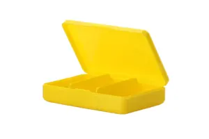 Promotional Gift Custom Logo Pill Vitamin Case Large Plastic 3 Compartment Pill Organizer Daily Travel Medication Carry Cases