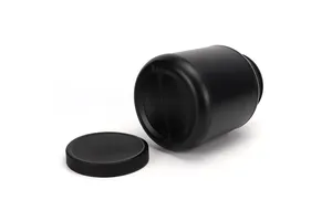 2L 3L 3.5L 4L 5L  HDPE Black Albumen Powder Plastic Powdered Milk Vitamin Screw Cap Medication Vials Capsule Pill Bottle
