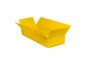 Recyclable PP Sheet Plastic Storage and Turnover Box for Organization and Sustainability