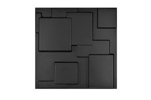 Modern Interior Art Decorative Transparent Geometric Pattern PVC 3D Wall Panel