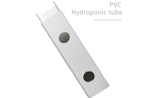 Strong Nft Hydroponic Pipe with Fertilizer Saving Curve for Indoor Agriculture