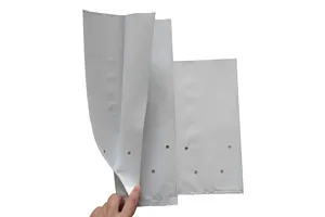 Large 7 Gallon White and Black PE Plastic Tree Fruit Seeding and Vegetable Garden Planter Bags