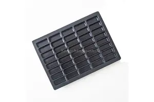 40 Component Conductive Black Antistatic PS Blister Tray Plastic Tray with Components