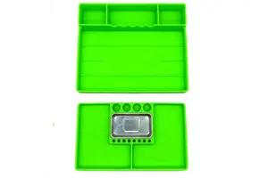 Premium Silicone Tool Tray, Automotive Non-Slip Flexible Silicone Tool Trays, Tool Organizer Mats With Magnetic Small Parts Tray