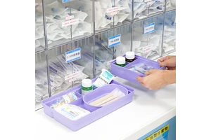 ABS Medical Consumables Sterile Tray Custom Treatment Tray for Instruments  Dental Instrument Plastic Divided Trays