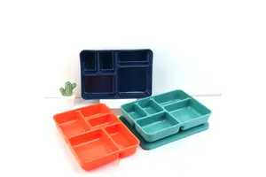 TATA Eco Food Container Biodegradable Reuse Wheat Straw School Bento Lunch Box Logo Custom Lunch Boxes