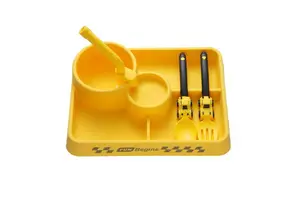 Dinneractive Dining Set for Kid - Toddler Utensils & Toddler Plates - Toddler Forks and Spoons - Kid Plate Set