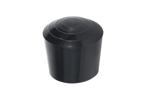 1inch Wide Black Rubber Furniture Feet Protectors for Dog Bed Chair & Table Legs