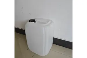 20-Liter Double-Mouthed Plastic Oil Barrel 5-Gallon Storage Bin Double-Opening Stackable Flat Square Bucket