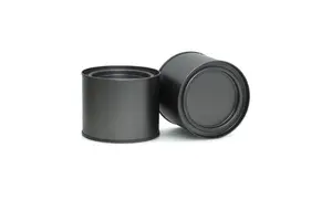 Wholesale Empty Colorful Luxury Soy Wax Metal Round Paint Tin Cans Candle Container