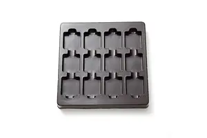 Custom Black Anti-Static Inner Tray Packaging Plastic Boxes for Circuit Board Electronic Components for Consumer Electronics