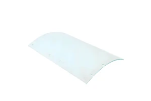 Customized 5mm Curved Tempered Clear Glass for Building Exterior for Curtain Wall Greenhouse Decoration