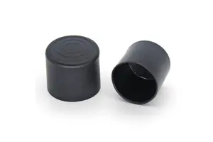Aluminum End Cap for Profiles Plastic End Caps square Rubber Cap