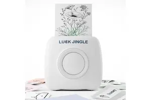 LUCK JINGLE OEM ODM Inkless Printer for Memo Journal Note Home and Travel Available with SDK