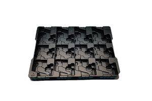Custom Plastic PCB Packaging Blister Anti-static Esd Tray Blister Tray for IC,LCD, Electronics Parts Packing