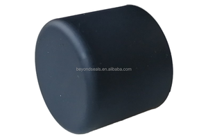 Customized End Caps Id3mm to 80mm Flat Round Silicone Rubber Caps