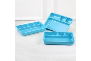Jiasheng Custom Blue Disposable Medical Tray Eco-Friendly Biodegradable Plastic Blister Packaging Container for Hospital Use