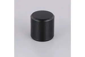 Luxury Custom Logo ROPP Cap New Product Black Plastic ABS PP Material for Glass Perfume Bottle