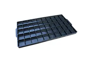 C325  Anti-static Plastic Ic Storage Tray for PCB/Plastic ESD Storage Conductive Tray/ Esd  Circulation Packing Box