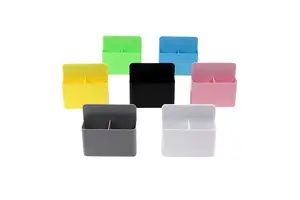 M Size ABS Plastic Magnetic Storage Box Wholesale Multi-Color Blackboard Whiteboard Pen Holder with Painting Graffiti Calendar