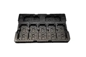 Customized ABS Shell Custom Vacuum Forming  Thick Blister Tray  Plastic ESD Vacuum Form Tray for Electronics