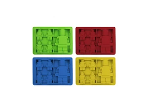 5 Cavities Lego Mindstorms Silicone Chocolate Molds Baking Mould