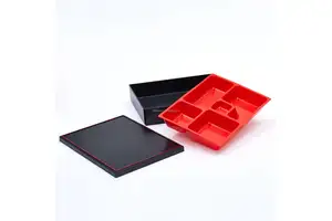 5 Compartment Japanese Food Container Bento Box Lunch Thermal Insulated Bento Box with Lid