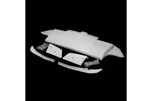 Rear Bumper Diffuser Wing for Subaru Impreza 10 GR STI V Style