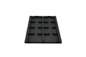 Customized Shape Antistatic Plastic Tray Plastic Packaging Recyclable PS Packing Tray Pcb Anti Static Tray Electronic Components