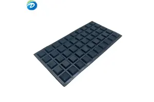 Deson Adhesive Backed 3m Black Bule Red clear 1inch 2inch 3inch square Self Adhesive Anti-slip Pad Trapezoidal Pad