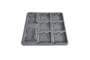 PE Tray Industrial ESD Blister Packing for Electronics Components Anti Static Plastic Blister Tray Conductive Package